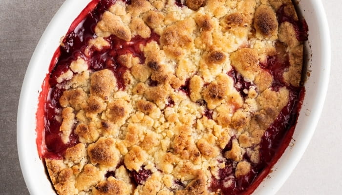 Brown Butter Cherry Crumble Bars