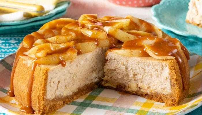 Caramel Apple Cheesecake