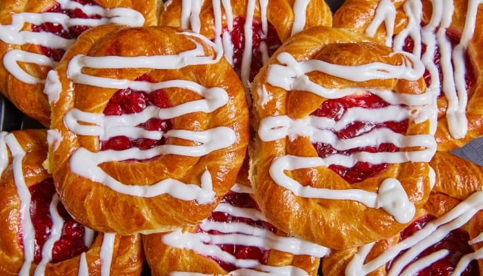 Cherry Cream Cheese Crescent Danish