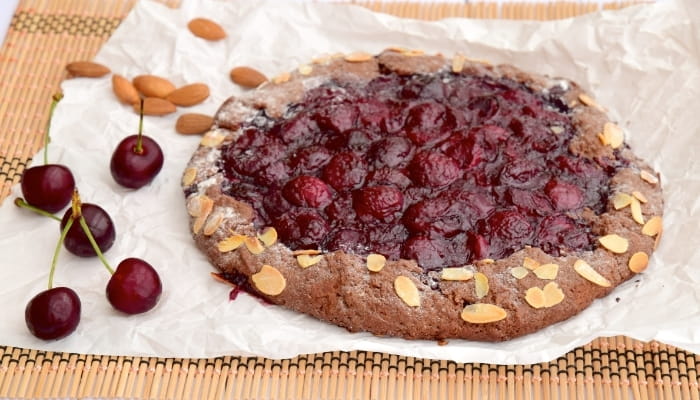 Chocolate Cherry Galette