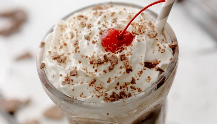 Chocolate Cherry Milkshakes