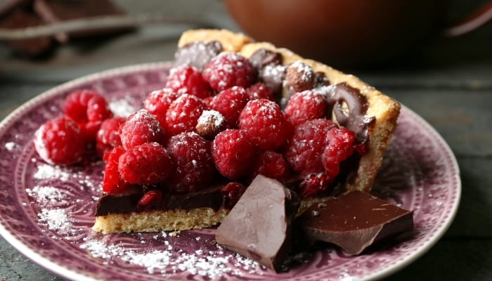 Chocolate Raspberry Tart