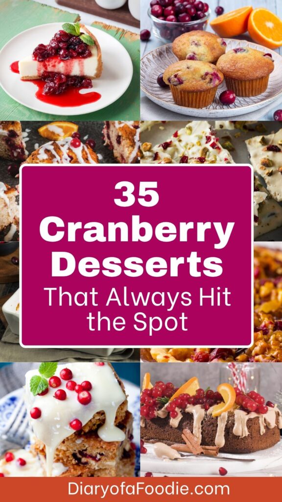 Cranberry Desserts That Always Hit the Spot
