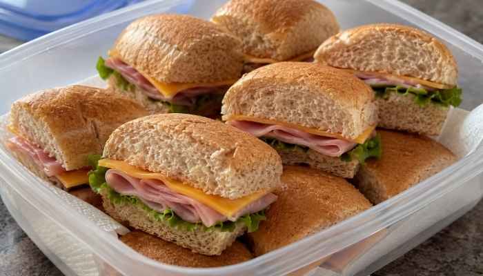 Deli Ham and Cheese Sandwich Bites