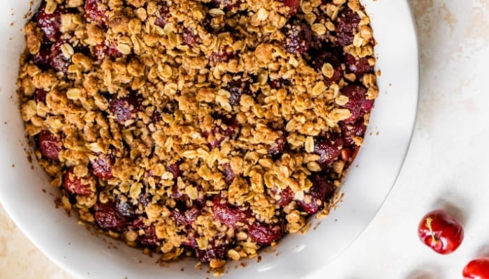 Double Crust Cherry Crisp