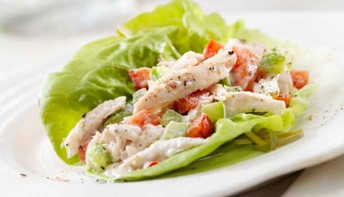 Homemade Chicken Salad Lettuce Wraps