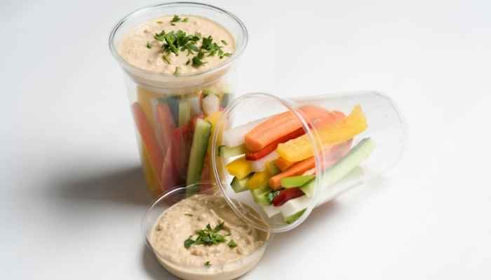 Hummus and Veggie Cups