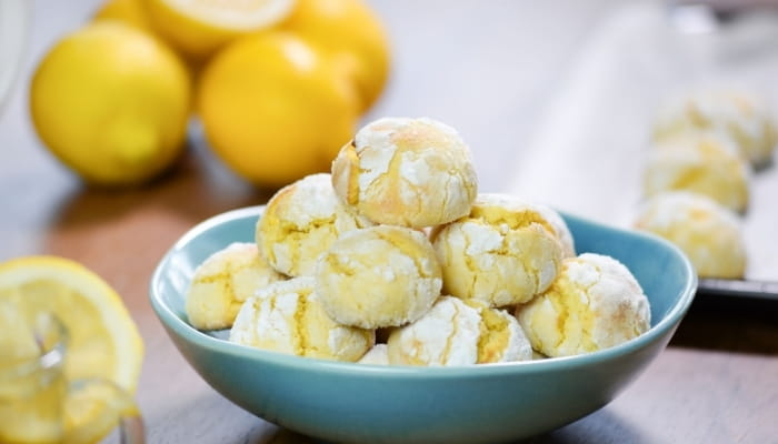 Lemon Crinkle Cookies
