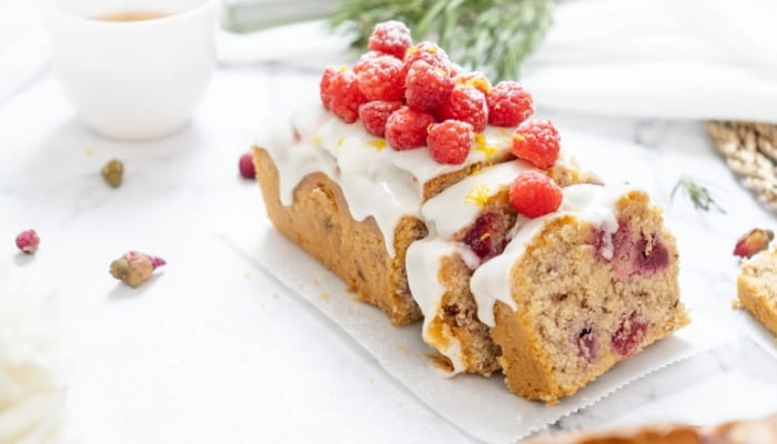 Lemon Raspberry Loaf Cake

