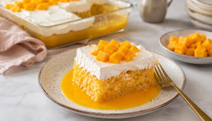 Mango Tres Leches Cake