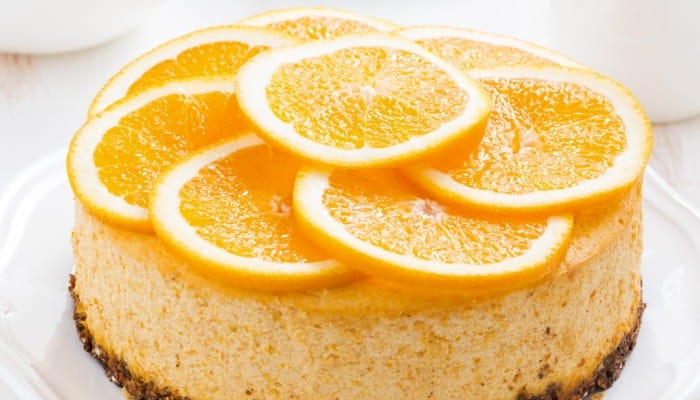 No-Bake Orange Cheesecake