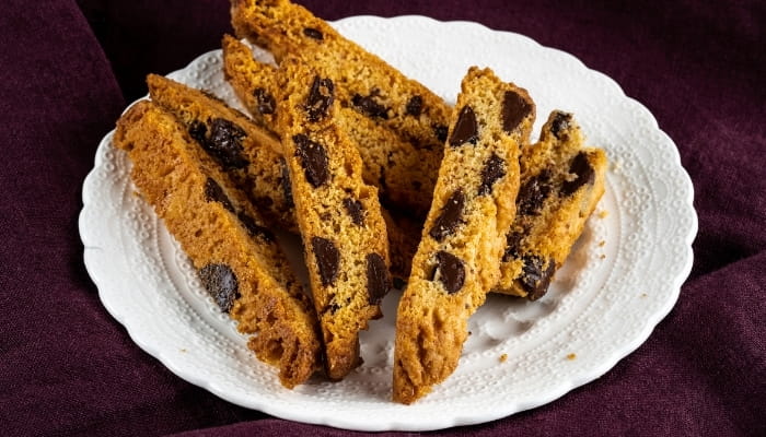 Orange Chocolate Chip Biscotti