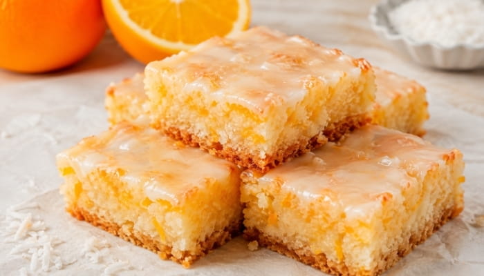 Orange Coconut Bars