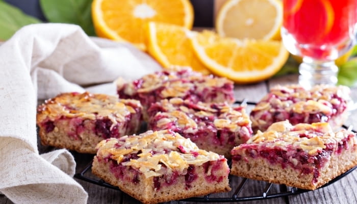 Orange Cranberry Crumble