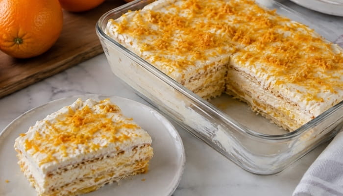 Orange Icebox Cake