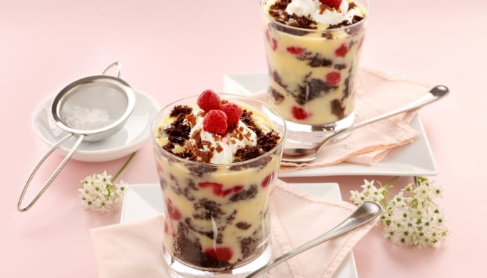 Raspberry Mini Trifles