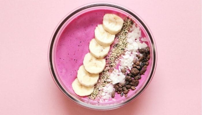Strawberry Banana Smoothie Bowl