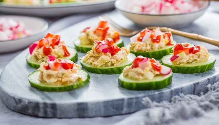 Tuna Cucumber Bites
