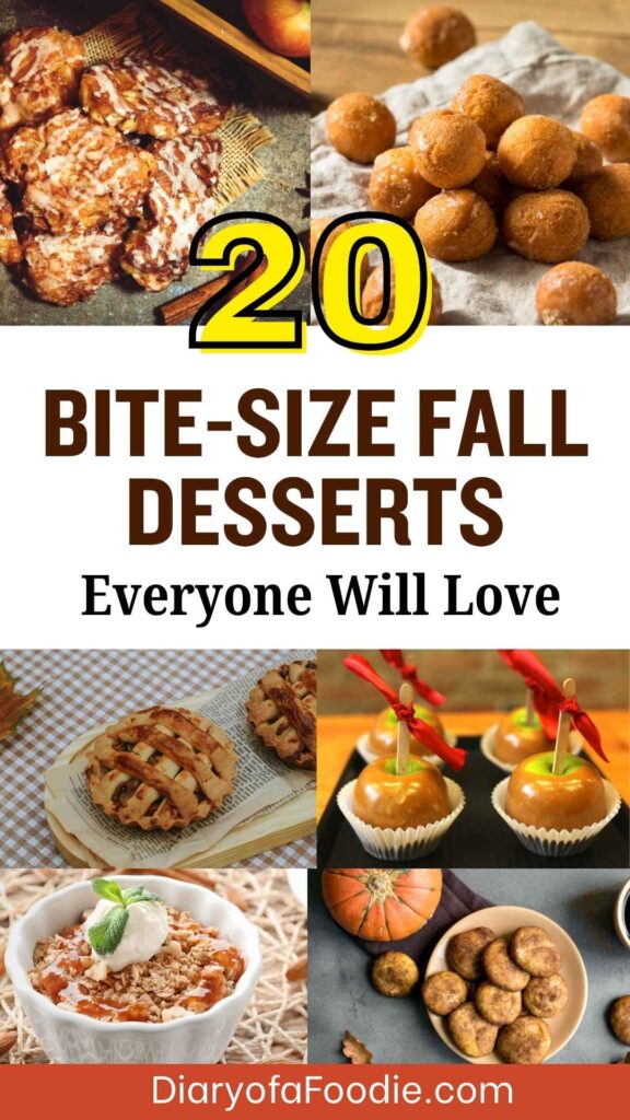 Bite-Size Fall Desserts