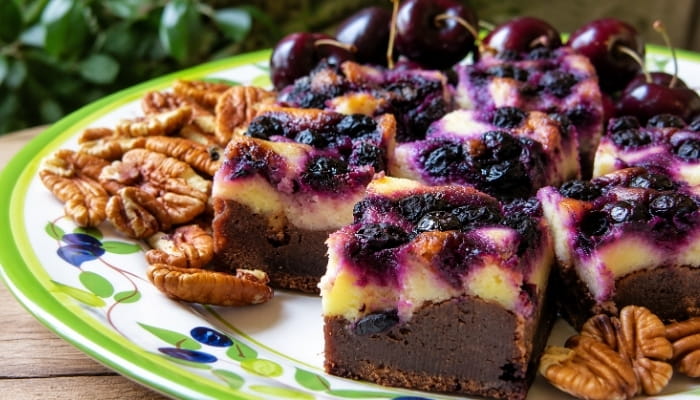 Blueberry Cheesecake Brownies