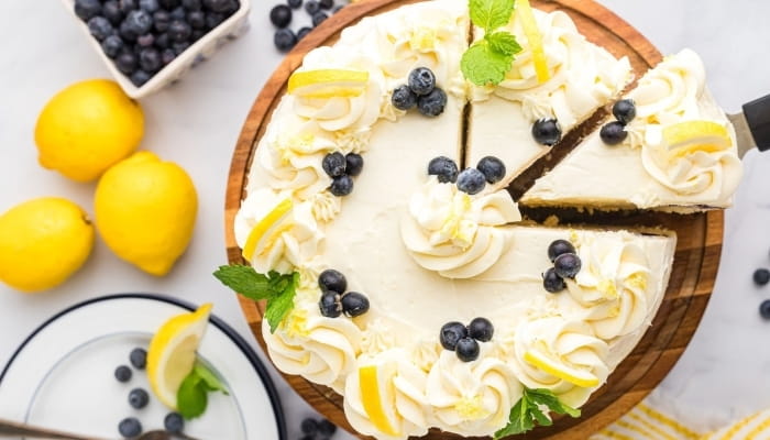 Blueberry Lemon Cheesecake