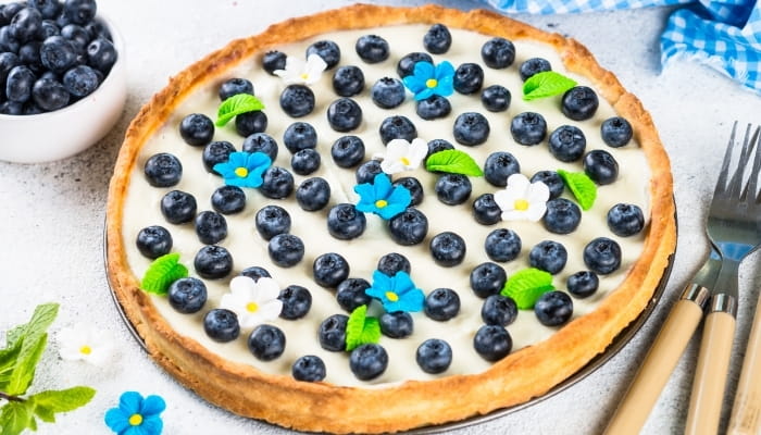 Blueberry Mascarpone Tart