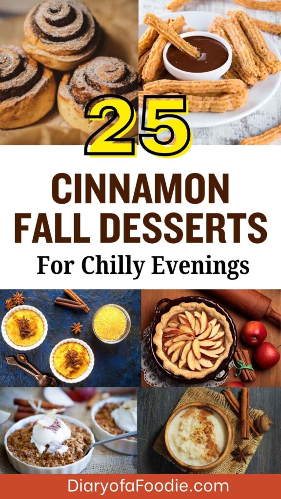 Cinnamon Fall Desserts For Chilly Evenings