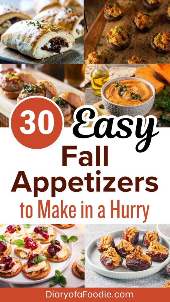 Easy Fall Appetizers to Make in a Hurry