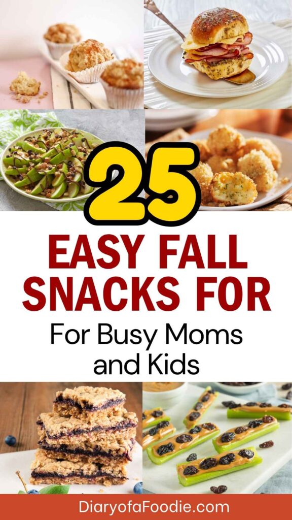 Easy Fall Snacks for Busy Moms and Kids