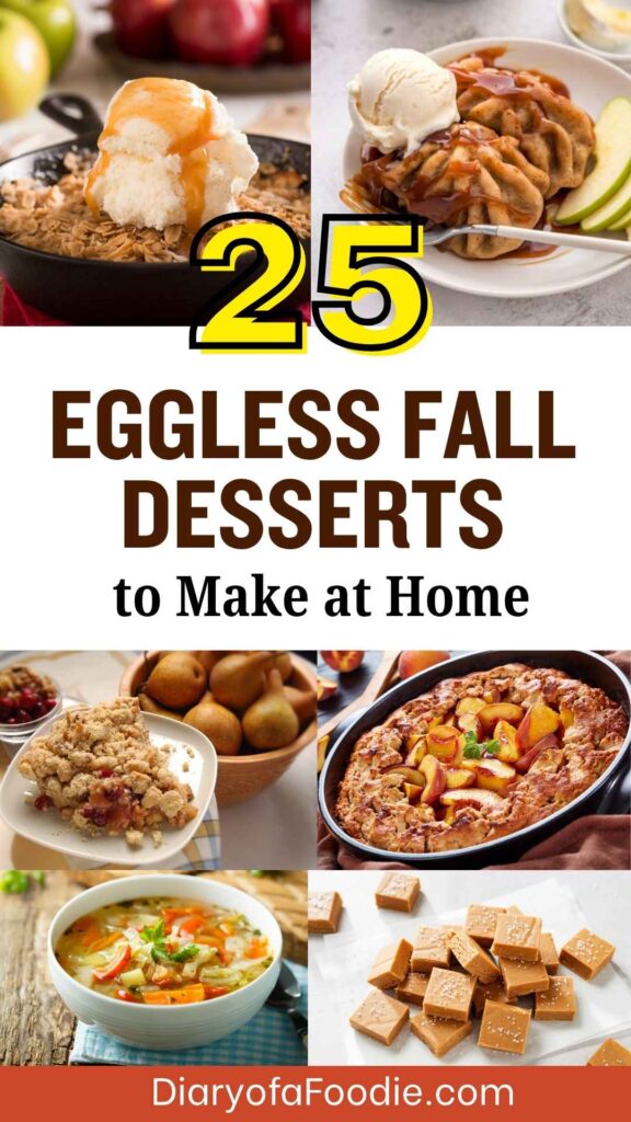 Eggless Fall Desserts