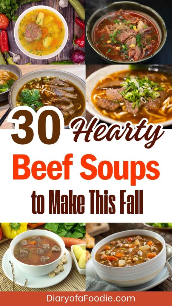 Hearty Beef Soups to Make This Fall