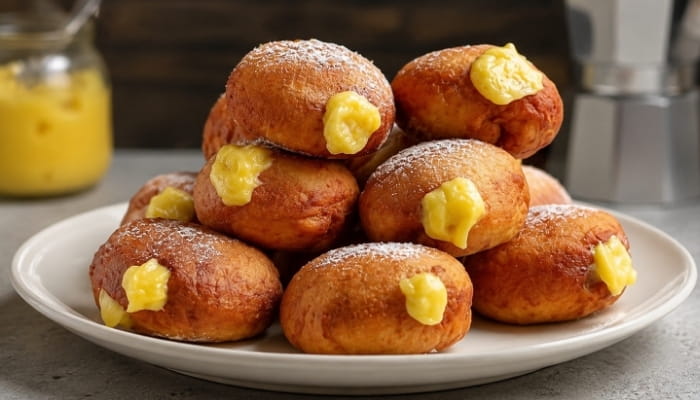 Mango Cream Donuts