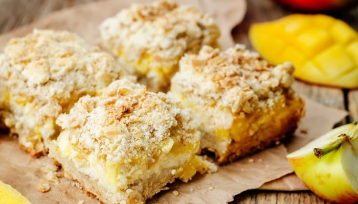 Mango Crumb Bars