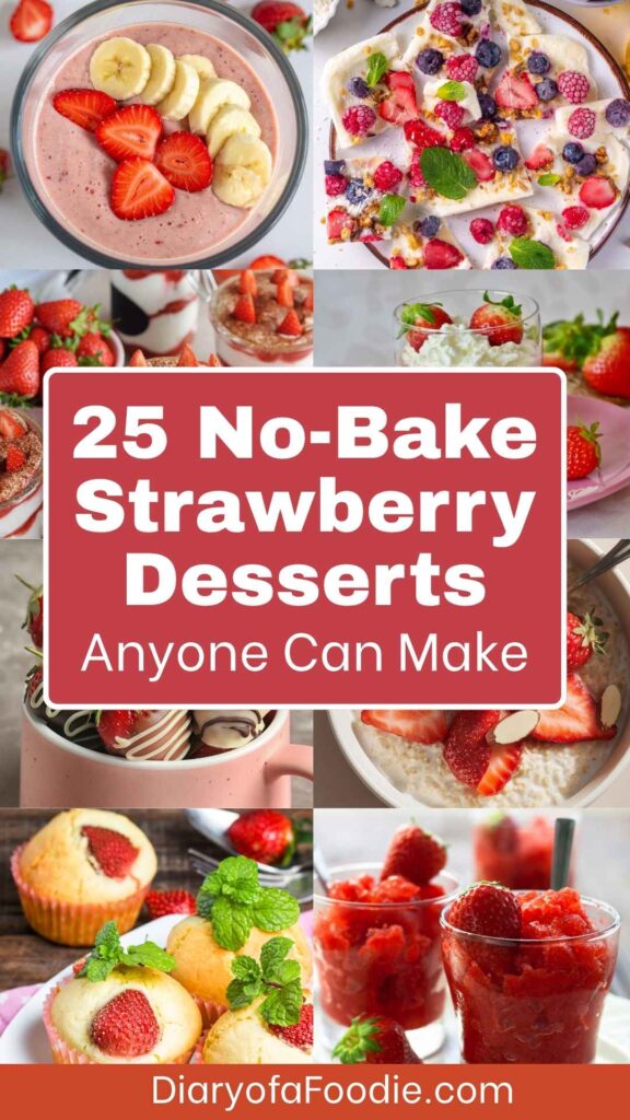 No-Bake Strawberry Desserts Anyone Can Make