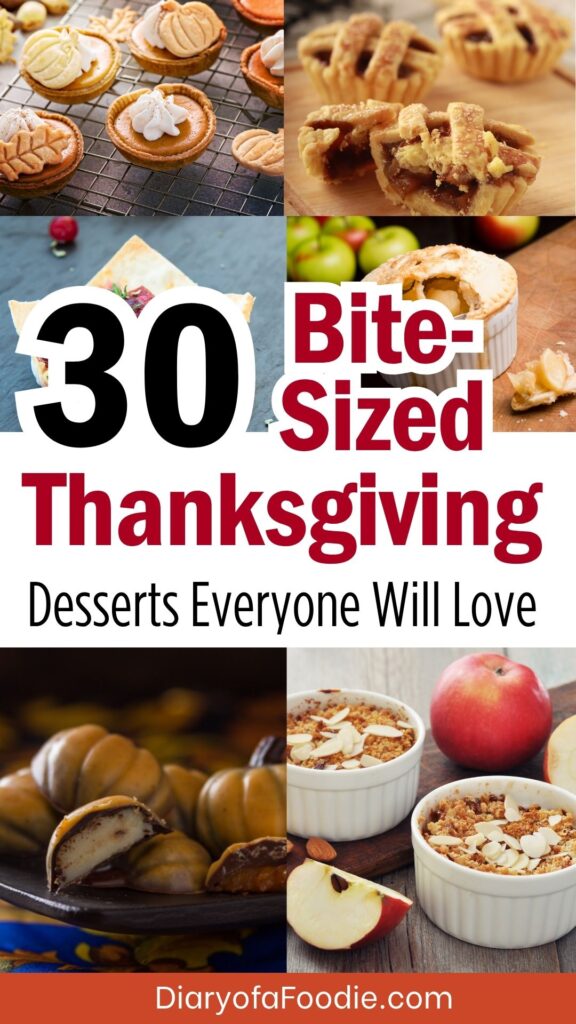 Bite-Sized Thanksgiving Desserts Everyone Will Love