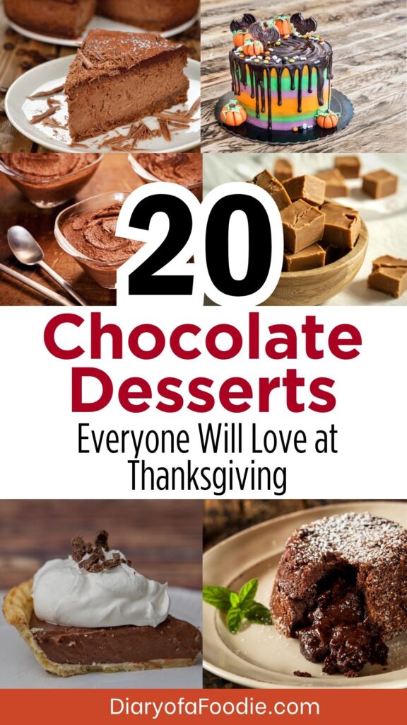 Chocolate Desserts Everyone Will Love at Thanksgiving