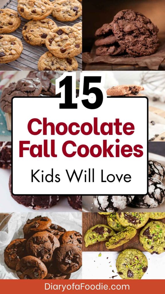 Chocolate Fall Cookies Kids Will Love
