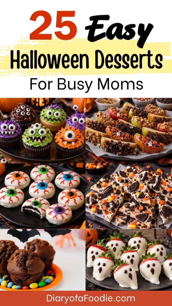 Easy Halloween Desserts For Busy Moms
