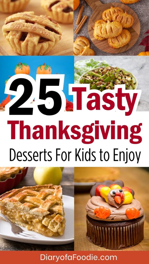 Tasty Thanksgiving Desserts For Kids to Enjoy